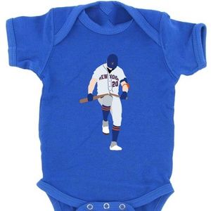 Pete Alonso New York Mets Broken Bat Baby Onesie
